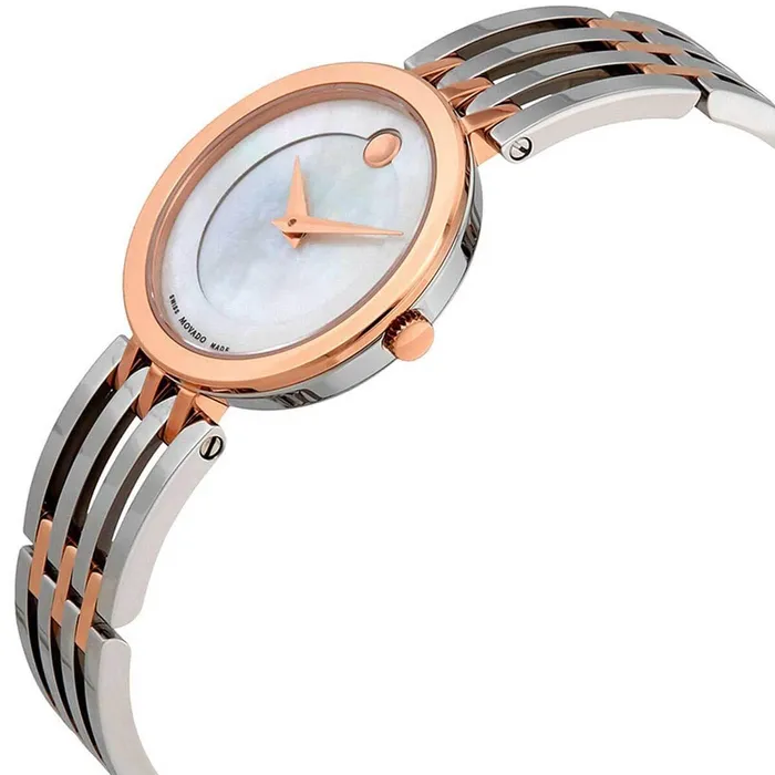 Bracelets Movado Movado Womens Quartz Watch Esperanza White MOP Dial Two Tone Bracelet 0607114 Bracelets Movado Movado Womens Quartz Watch Esperanza White MOP Dial Two Tone Bracelet 0607114