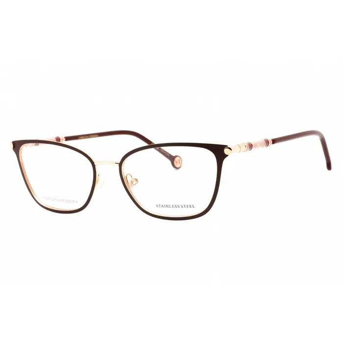 Carolina Herrera Womens Eyeglasses Gold Burgundy Metal Cat Eye Frame CH 0031 0NOA Carolina Herrera Earrings Carolina Herrera Womens Eyeglasses Gold Burgundy Metal Cat Eye Frame CH 0031 0NOA Carolina Herrera Earrings