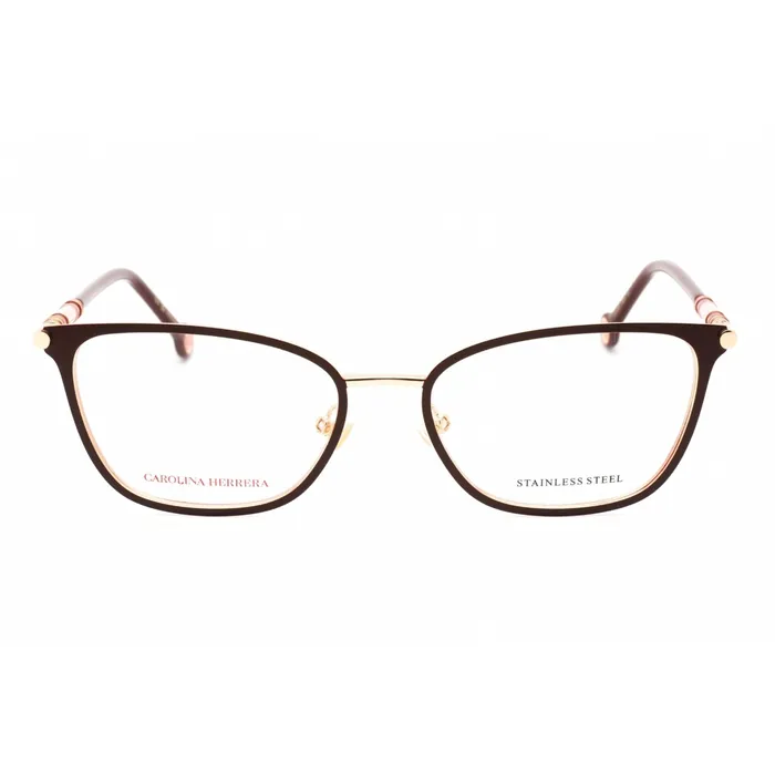 Carolina Herrera Womens Eyeglasses Gold Burgundy Metal Cat Eye Frame CH 0031 0NOA Carolina Herrera Earrings