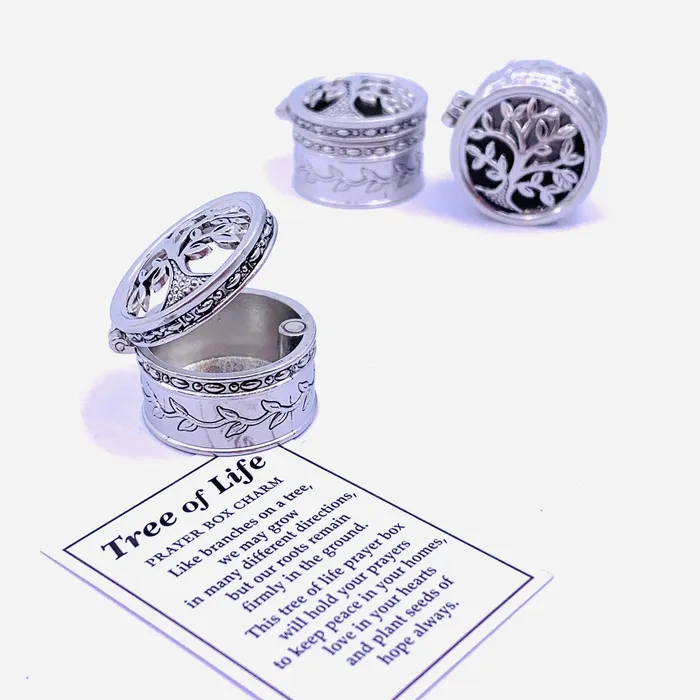 Charm Necklaces GANZ Tree of Life Box Pocket Charm PT 104