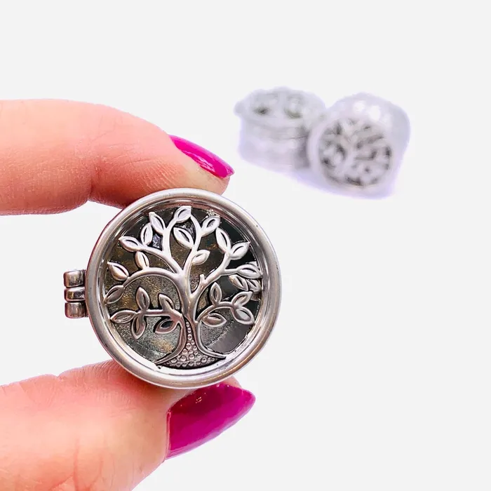 Charm Necklaces GANZ Tree of Life Box Pocket Charm PT 104