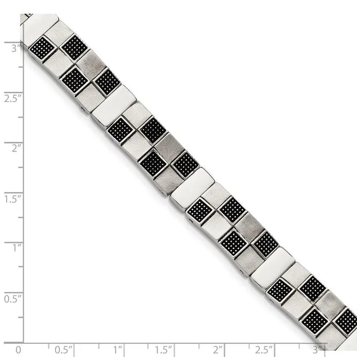 Chisel Bracelets Stainless Steel Antiqued Brushed and Polished Bracelet Chisel Bracelets Stainless Steel Antiqued Brushed and Polished Bracelet