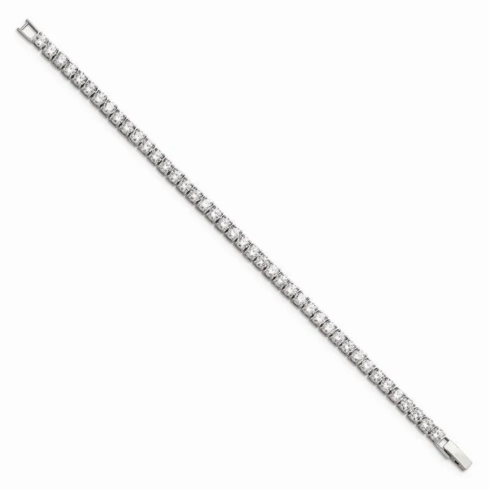 Chisel Bracelets Stainless Steel CZ 75in Bracelet Chisel Bracelets Stainless Steel CZ 75in Bracelet