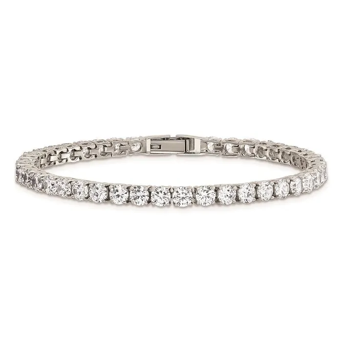 Chisel Bracelets Stainless Steel CZ 75in Bracelet Chisel Bracelets Stainless Steel CZ 75in Bracelet