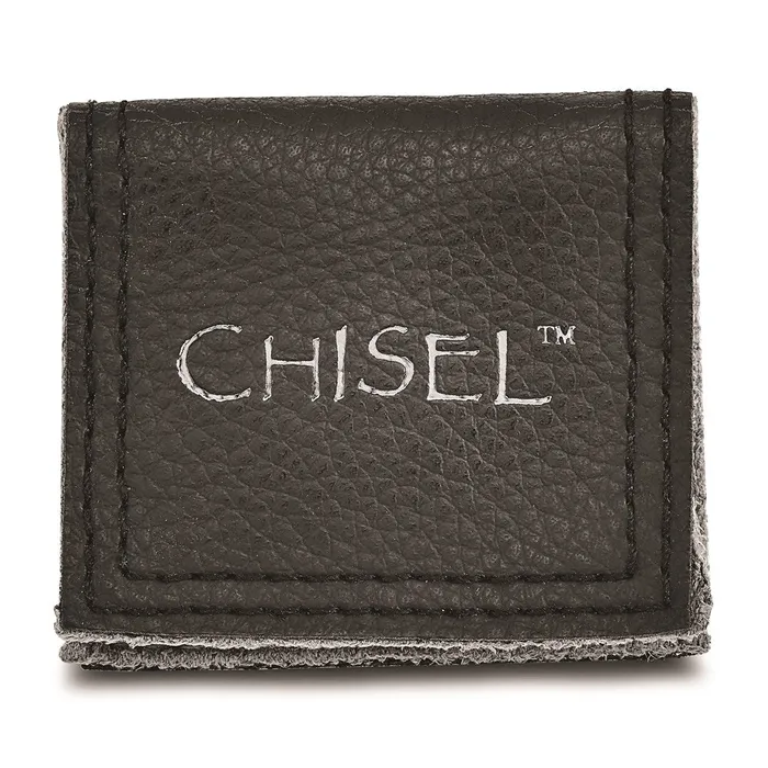 Chisel Rings Titanium Beveled Edge 8mm Laser Design Brushed Polished Band TB115M Chisel Rings Titanium Beveled Edge 8mm Laser Design Brushed Polished Band TB115M