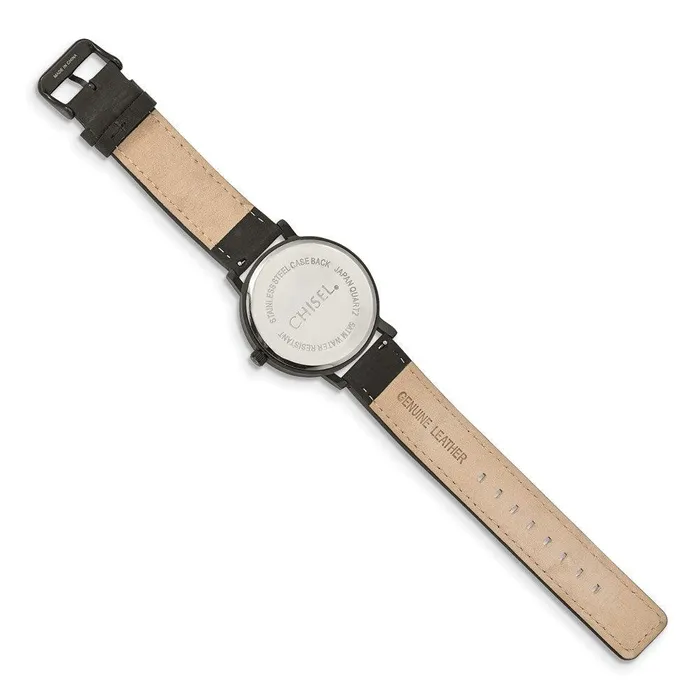 Chisel Watches Chisel Matte Black IPplated Blue Dial Watch Chisel Watches Chisel Matte Black IPplated Blue Dial Watch