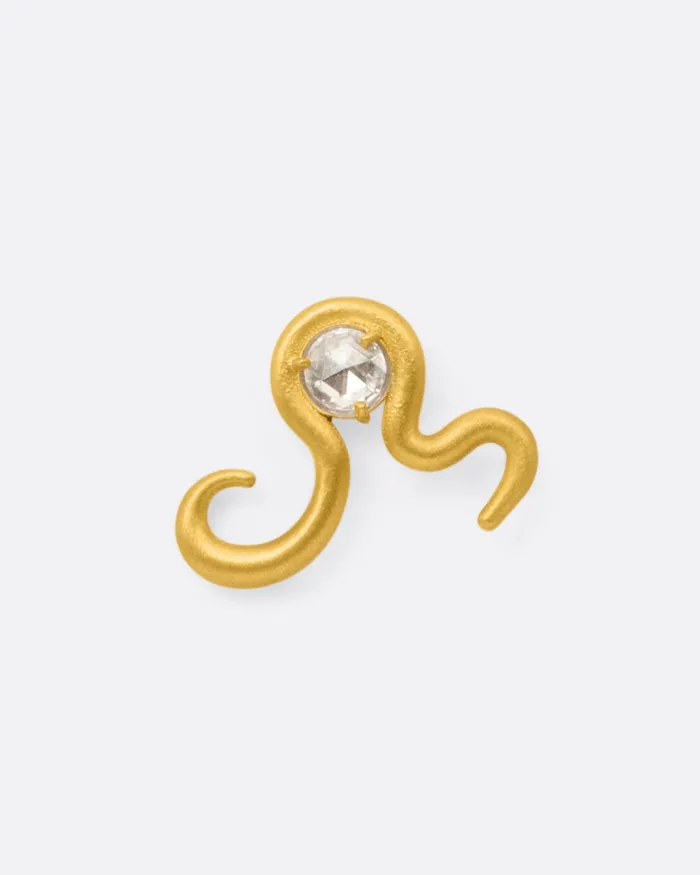 Diamond Snake Stud LORI LEVEN Earrings