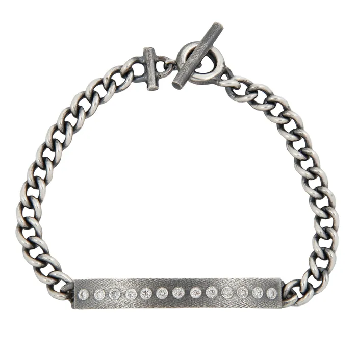 Diana Diamond ID Link Bracelet Rene Escobar Bracelets