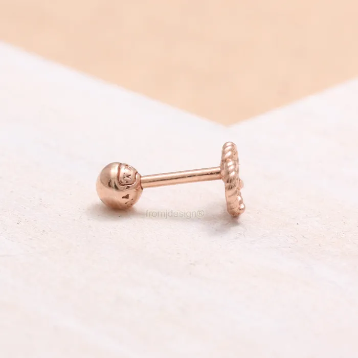 Earrings from J Shop Small Rope Pretzel Ear Piercing