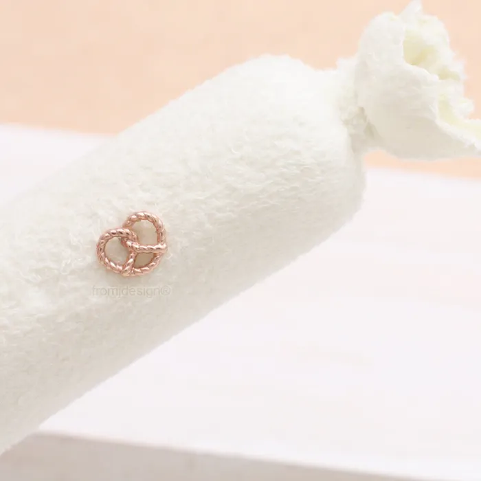 Earrings from J Shop Small Rope Pretzel Ear Piercing