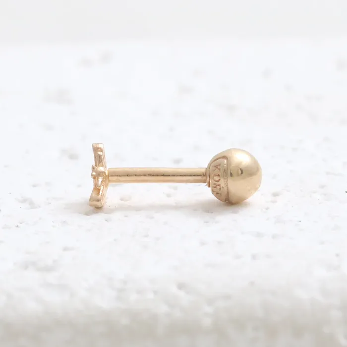 Earrings from J Shop Tiny Bee Ear Piercing