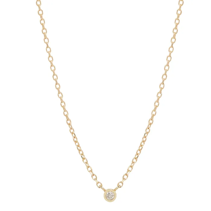 ESQUELETO Essentials Petite Diamond Necklace Necklaces