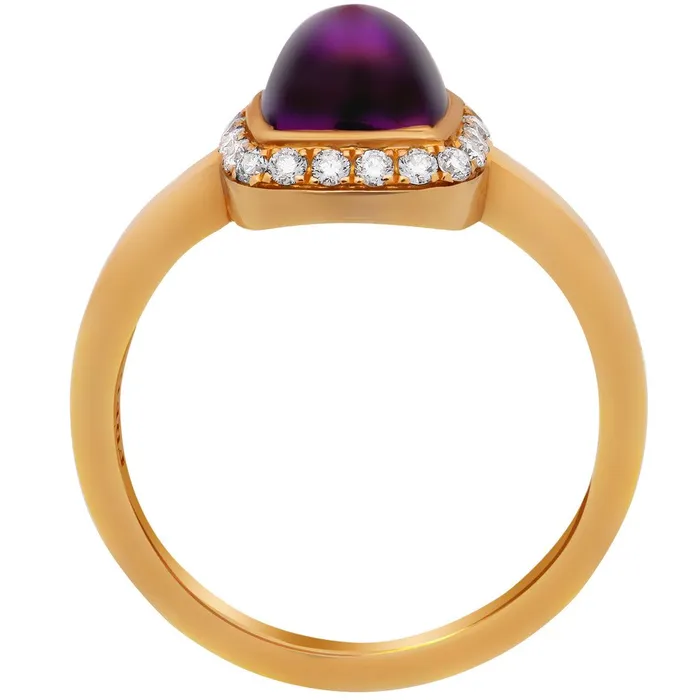 Fred of Paris Womens Ring Paindesucre 18K RG Amethyst Size 475 4B0684049 Fred of Paris Rings