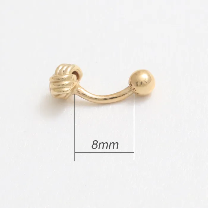 from J Shop Bracelets Knot Ball Rook Piercing