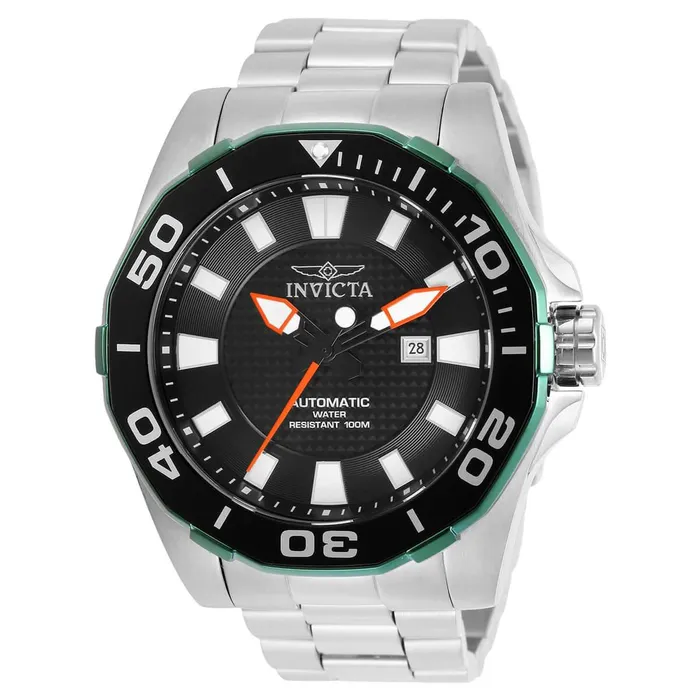 Invicta Bracelets Invicta Mens Automatic Watch Pro Diver Black Dial Silver Bracelet 30510 Invicta Bracelets Invicta Mens Automatic Watch Pro Diver Black Dial Silver Bracelet 30510