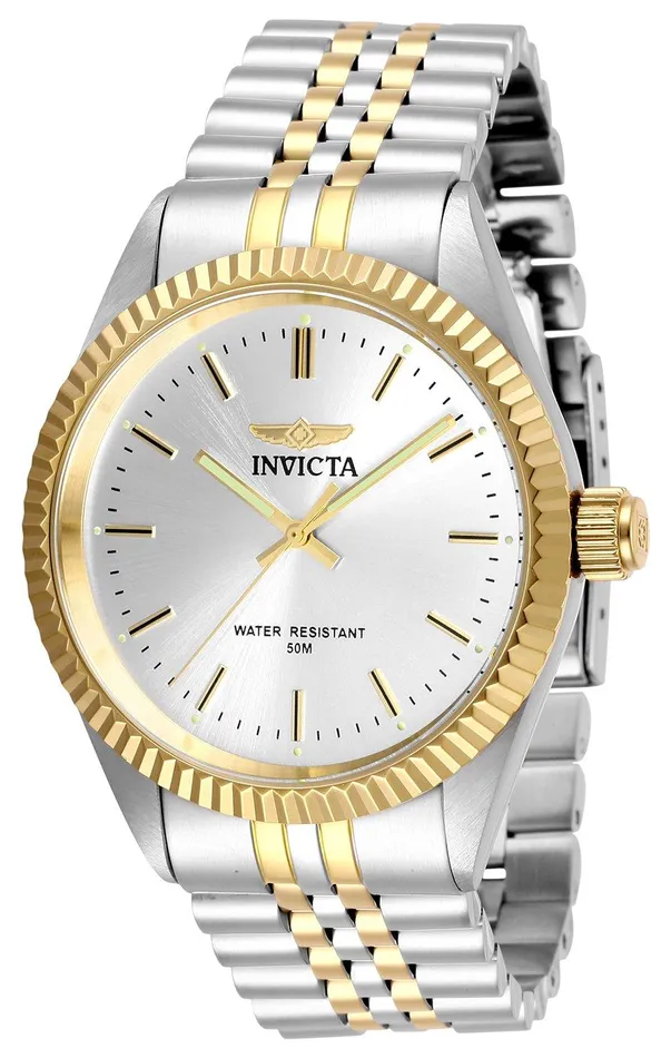 Invicta Bracelets Invicta Mens Bracelet Watch Specialty Quartz Silver Dial Two Tone Steel 29378 Invicta Bracelets Invicta Mens Bracelet Watch Specialty Quartz Silver Dial Two Tone Steel 29378