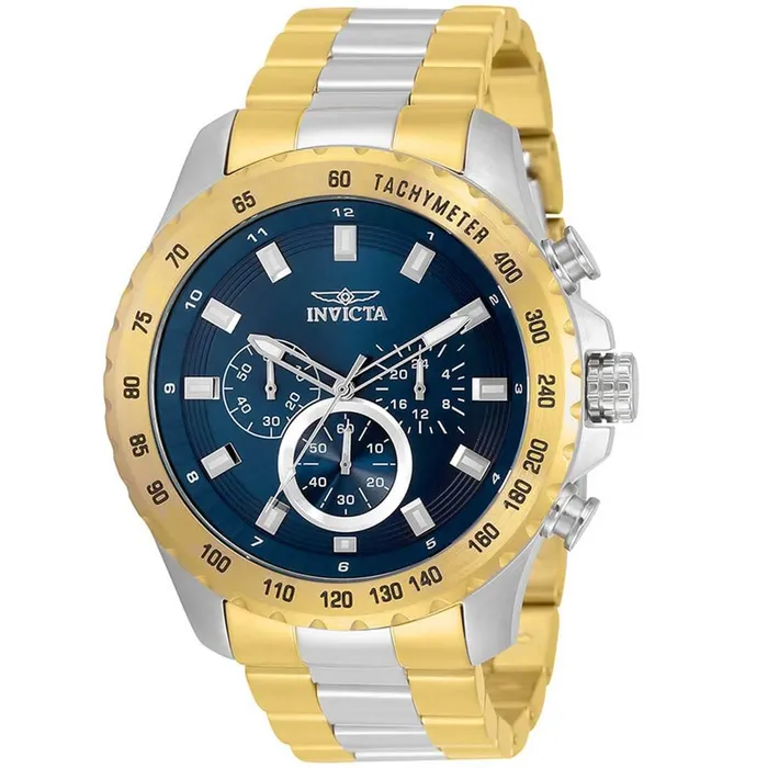 Invicta Bracelets Invicta Mens Chronograph Watch Speedway Blue and Silver Dial Bracelet 35319 Invicta Bracelets Invicta Mens Chronograph Watch Speedway Blue and Silver Dial Bracelet 35319