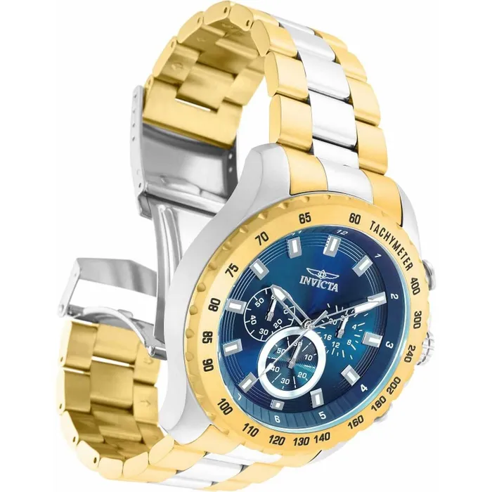 Invicta Bracelets Invicta Mens Chronograph Watch Speedway Blue and Silver Dial Bracelet 35319 Invicta Bracelets Invicta Mens Chronograph Watch Speedway Blue and Silver Dial Bracelet 35319