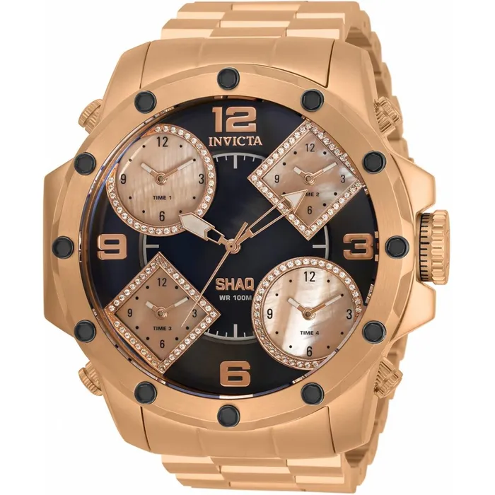 Invicta Bracelets Invicta Mens Diamond Watch Shaq Rose Gold Stainless Steel Bracelet 33868 Invicta Bracelets Invicta Mens Diamond Watch Shaq Rose Gold Stainless Steel Bracelet 33868
