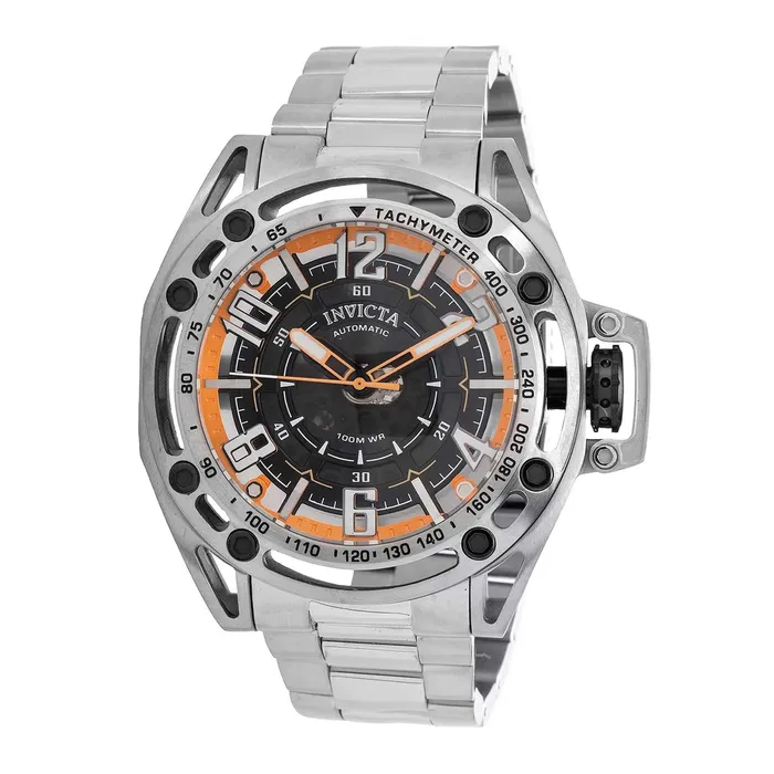 Invicta Bracelets Invicta Mens Watch S1 Rally Automatic Orange and Black Dial Steel Bracelet 39147 Invicta Bracelets Invicta Mens Watch S1 Rally Automatic Orange and Black Dial Steel Bracelet 39147