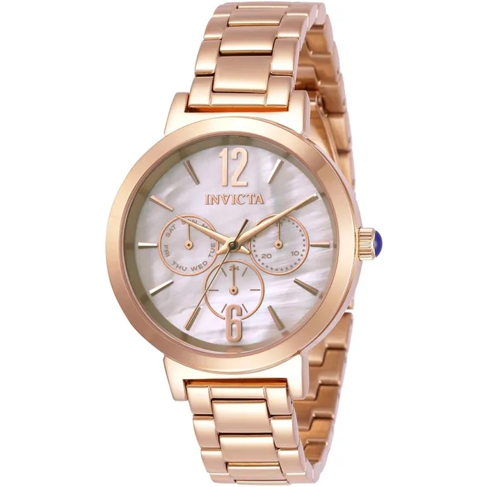 Invicta Bracelets Invicta Womens Quartz Watch Angel Rose Gold Oyster Dial Steel Bracelet 31085 Invicta Bracelets Invicta Womens Quartz Watch Angel Rose Gold Oyster Dial Steel Bracelet 31085
