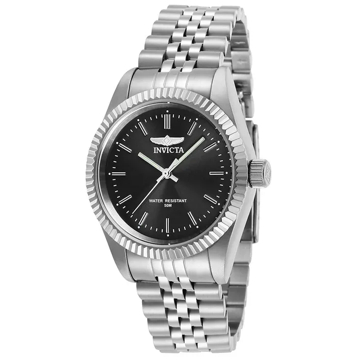Invicta Bracelets Invicta Womens Quartz Watch Specialty Black Dial Silver Bracelet 249168 Invicta Bracelets Invicta Womens Quartz Watch Specialty Black Dial Silver Bracelet 249168