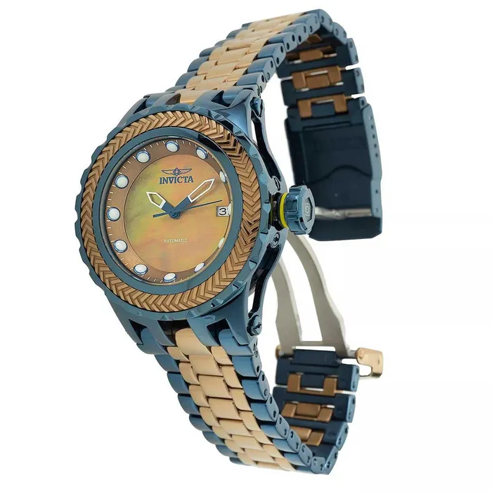 Invicta Invicta Mens Automatic Watch Specialty Mother of Pearl Dial SS Bracelet 34857 Bracelets