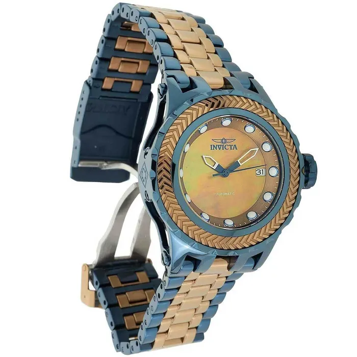 Invicta Invicta Mens Automatic Watch Specialty Mother of Pearl Dial SS Bracelet 34857 Bracelets