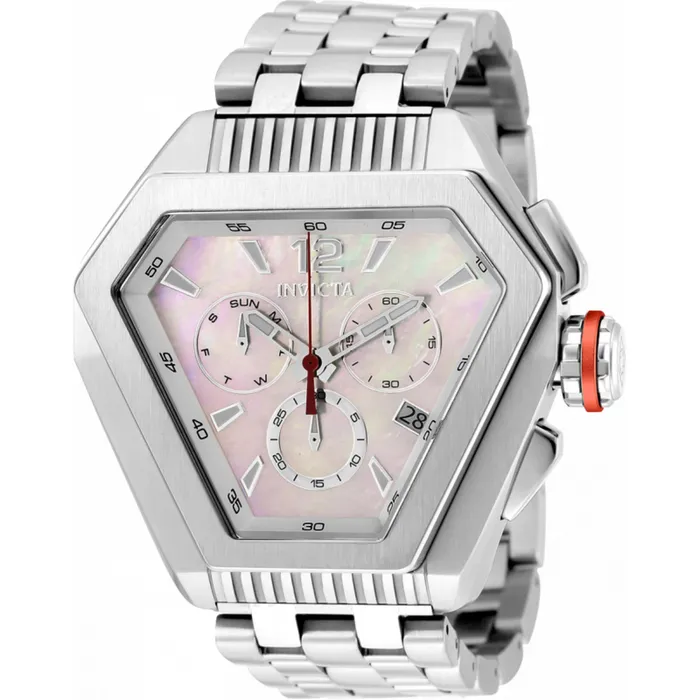 Invicta Invicta Mens Watch Speedway Quartz Chrono White MOP Dial Silver Bracelet 35309 Bracelets Invicta Invicta Mens Watch Speedway Quartz Chrono White MOP Dial Silver Bracelet 35309 Bracelets