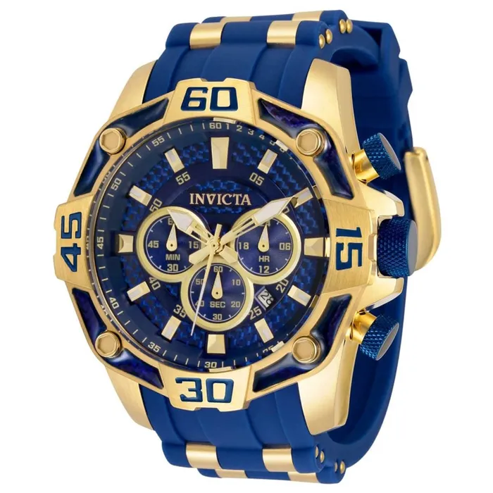 Invicta Mens Quartz Watch Pro Diver Chronograph Blue and Gold Tone Dial 33836 Invicta Rings Invicta Mens Quartz Watch Pro Diver Chronograph Blue and Gold Tone Dial 33836 Invicta Rings
