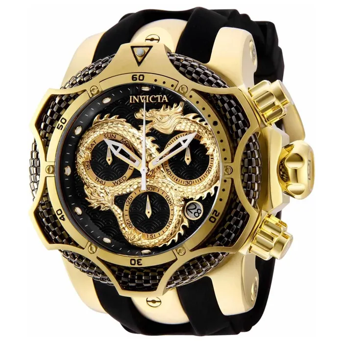 Invicta Rings Invicta Mens Quartz Watch Venom Chronograph Black and Gold Tone Strap 32779 Invicta Rings Invicta Mens Quartz Watch Venom Chronograph Black and Gold Tone Strap 32779