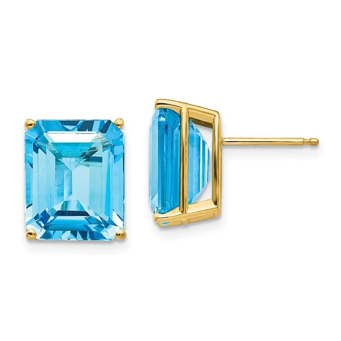 Jewelry Earrings 14k 12x10 Emerald Earring Mountings No Stones Included No Backs Jewelry Earrings 14k 12x10 Emerald Earring Mountings No Stones Included No Backs