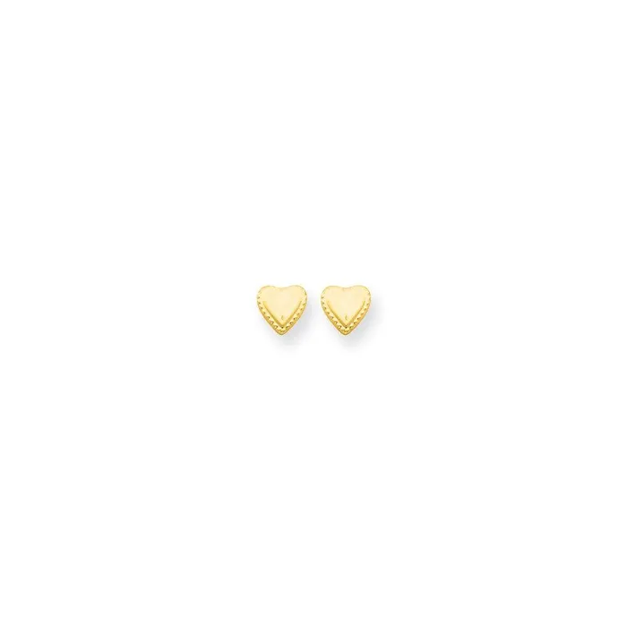 Jewelry Earrings Madi K Kids 14k Heart Post Earrings