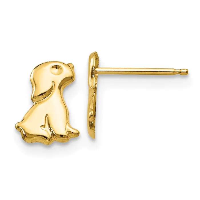 Jewelry Madi K Kids 14k Sitting Dog Post Earrings Earrings