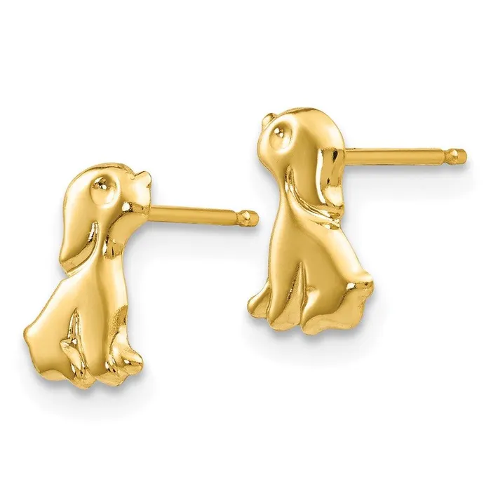 Jewelry Madi K Kids 14k Sitting Dog Post Earrings Earrings