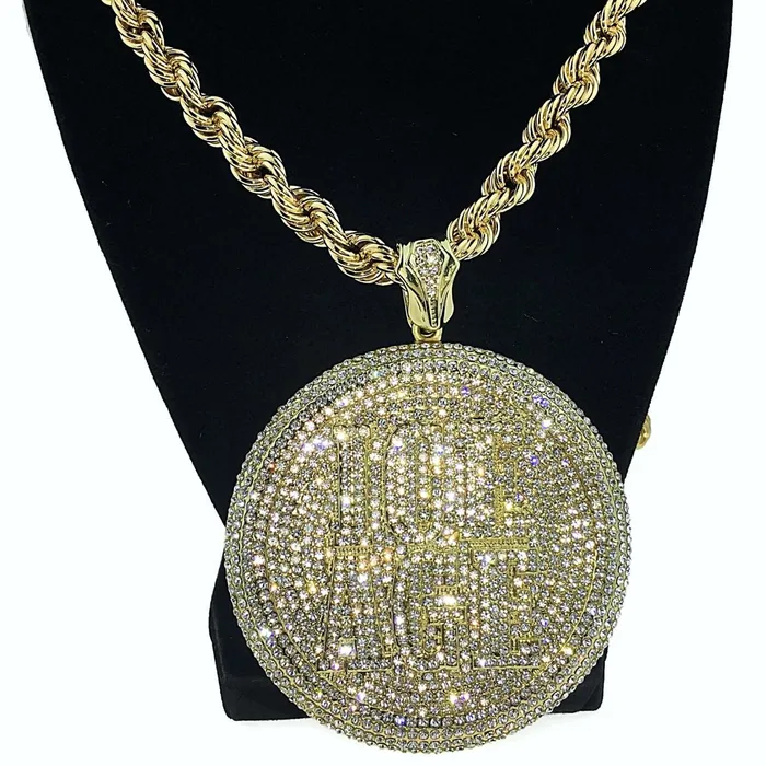 Necklaces Huge Ice Age Medallion Iced Flooded Out Gold Finish Rope Chain Necklace 36 Bling Cartel Admin Necklaces Huge Ice Age Medallion Iced Flooded Out Gold Finish Rope Chain Necklace 36 Bling Cartel Admin