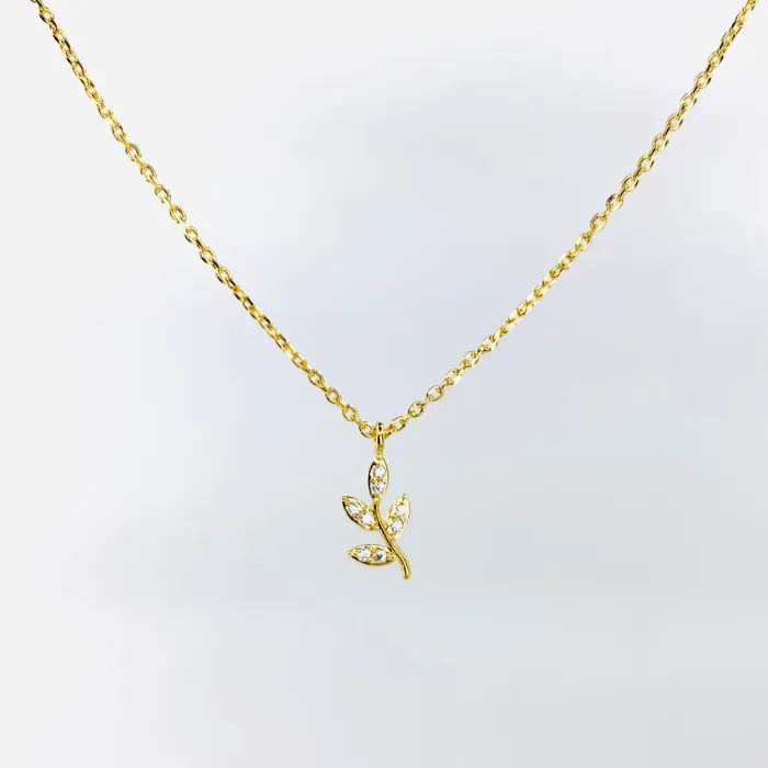 Necklaces Rhinestone Sprout Necklace