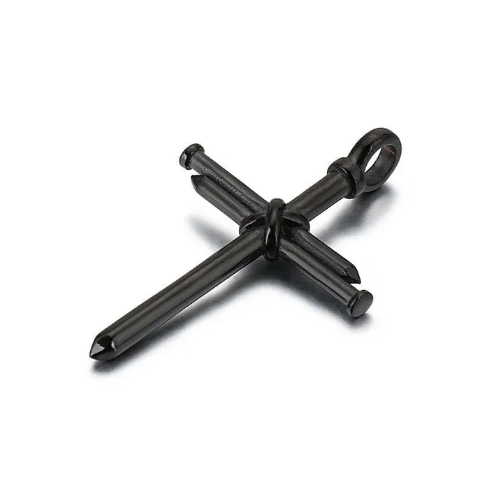 Necklaces VVS Jewerly Nail Cross Pendant Chain VVS Jewelry