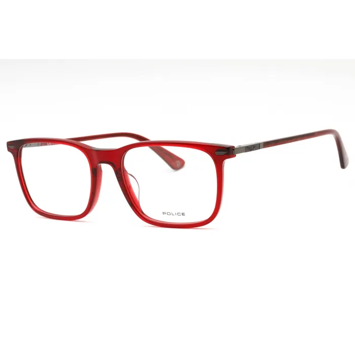 Police Mens Eyeglasses Transparent Burgundy Plastic Full Rim Frame VPLF80 0954 Police Rings Police Mens Eyeglasses Transparent Burgundy Plastic Full Rim Frame VPLF80 0954 Police Rings