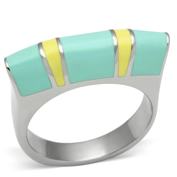Rings Alamode TK528 High polished no plating Stainless Steel Ring with No Stone