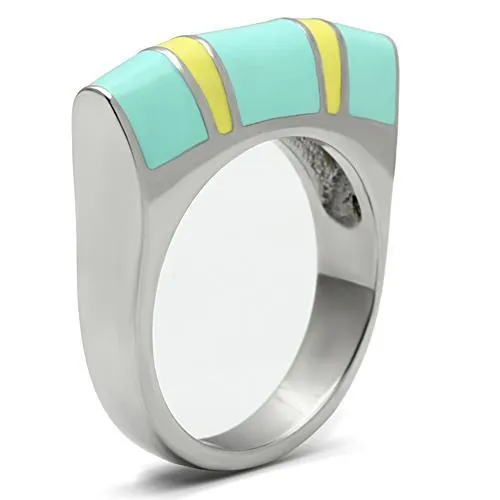 Rings Alamode TK528 High polished no plating Stainless Steel Ring with No Stone