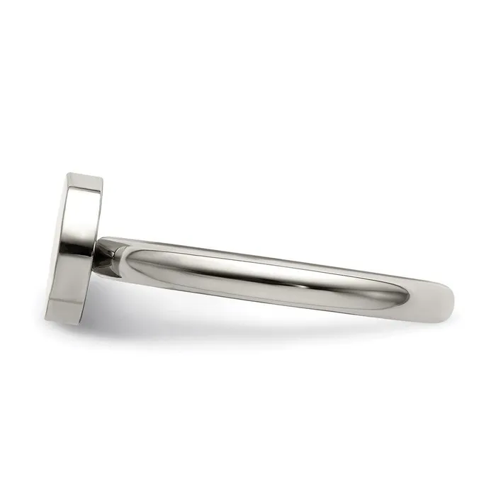 Rings Chisel Stainless Steel Polished Circle Ring Rings Chisel Stainless Steel Polished Circle Ring