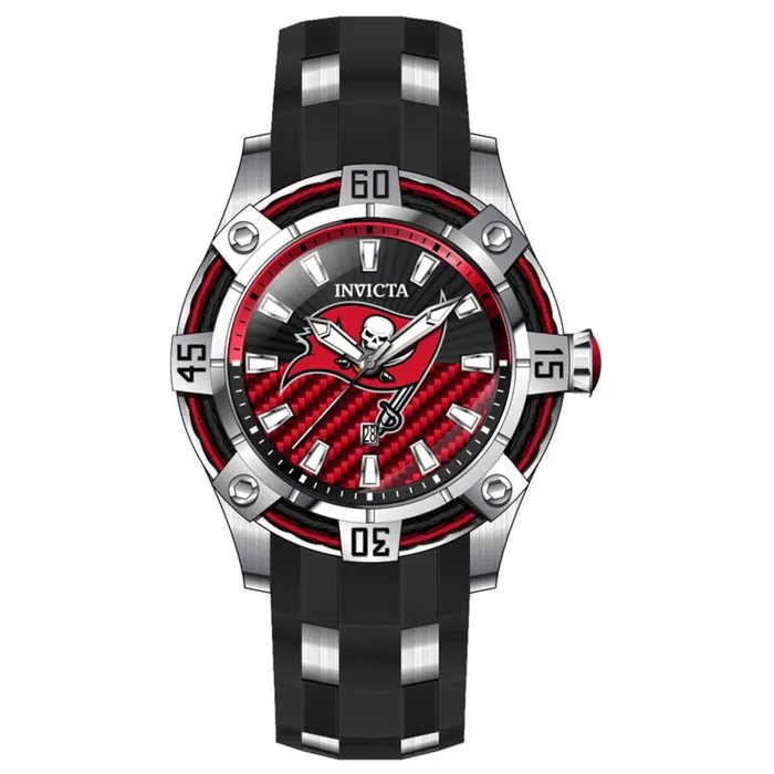 Rings Invicta Invicta Mens Watch NFL Tampa Bay Buccaneers Black and Silver Tone Strap 42072 Rings Invicta Invicta Mens Watch NFL Tampa Bay Buccaneers Black and Silver Tone Strap 42072