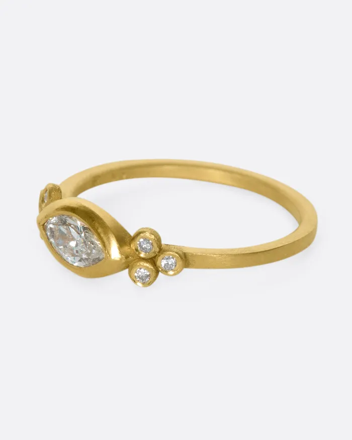 Rings Marquise Flourish Ring ANANDA KHALSA