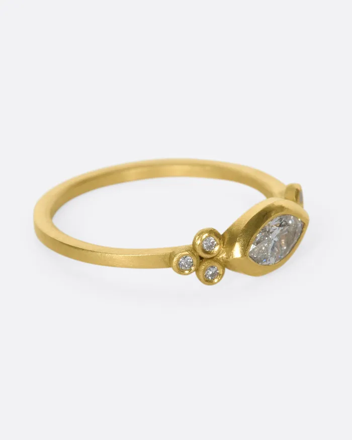 Rings Marquise Flourish Ring ANANDA KHALSA