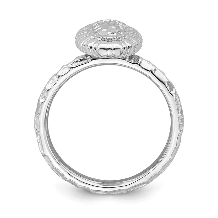 Rings Stackable Expressions Sterling Silver Stackable Expressions Rhodiumplated Oval Ring QSK1606 Rings Stackable Expressions Sterling Silver Stackable Expressions Rhodiumplated Oval Ring QSK1606