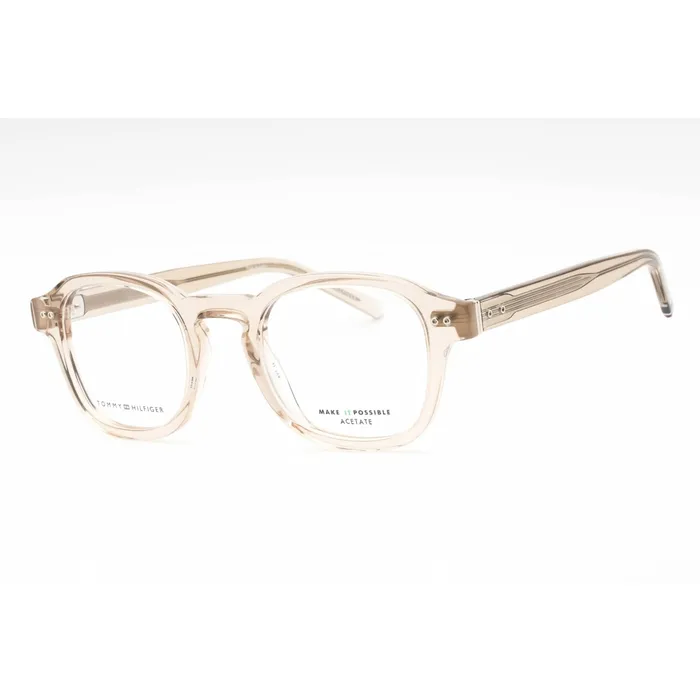 Rings Tommy Hilfiger Tommy Hilfiger Mens Eyeglasses Beige Plastic Round Full Rim Frame TH 2033 010A 00 Rings Tommy Hilfiger Tommy Hilfiger Mens Eyeglasses Beige Plastic Round Full Rim Frame TH 2033 010A 00