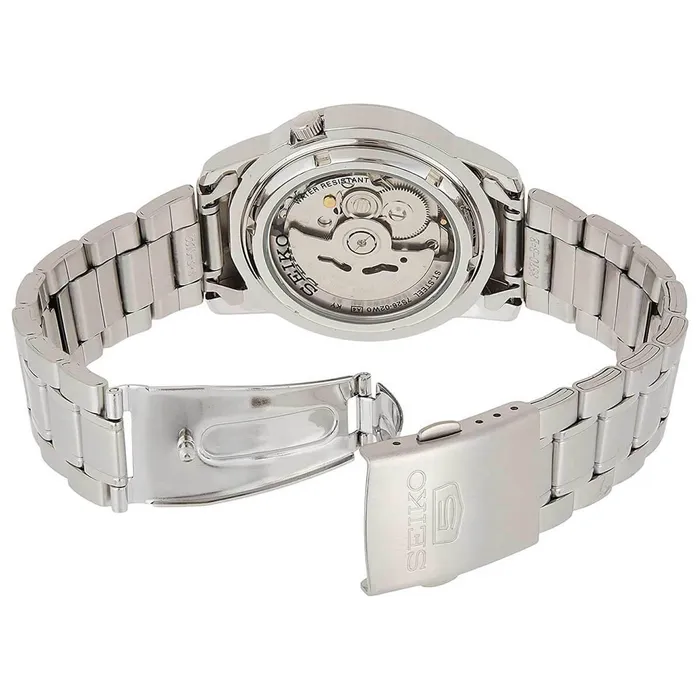 SEIKO Bracelets Seiko Mens Automatic Watch Seiko 5 Dark Blue Dial Silver Tone Bracelet SNKE61K1 SEIKO Bracelets Seiko Mens Automatic Watch Seiko 5 Dark Blue Dial Silver Tone Bracelet SNKE61K1