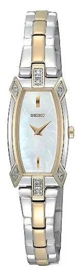 Seiko Rings Seiko SZZC60 Womens Two Tone Gold Plated Diamond Watch