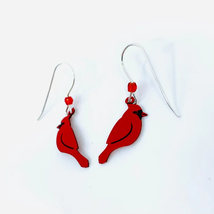 Sienna Sky Tiny Whimsical Earrings Cardinal Earrings Sienna Sky Tiny Whimsical Earrings Cardinal Earrings
